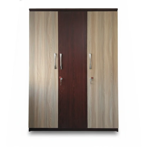 3-Door Dual-Tone Wardrobe