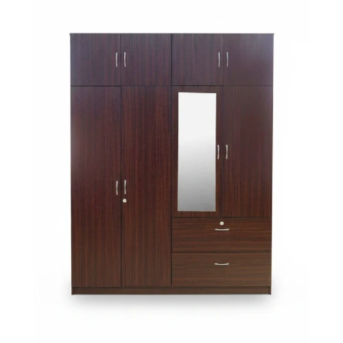 Large 4-Door Wardrobe with Lofts